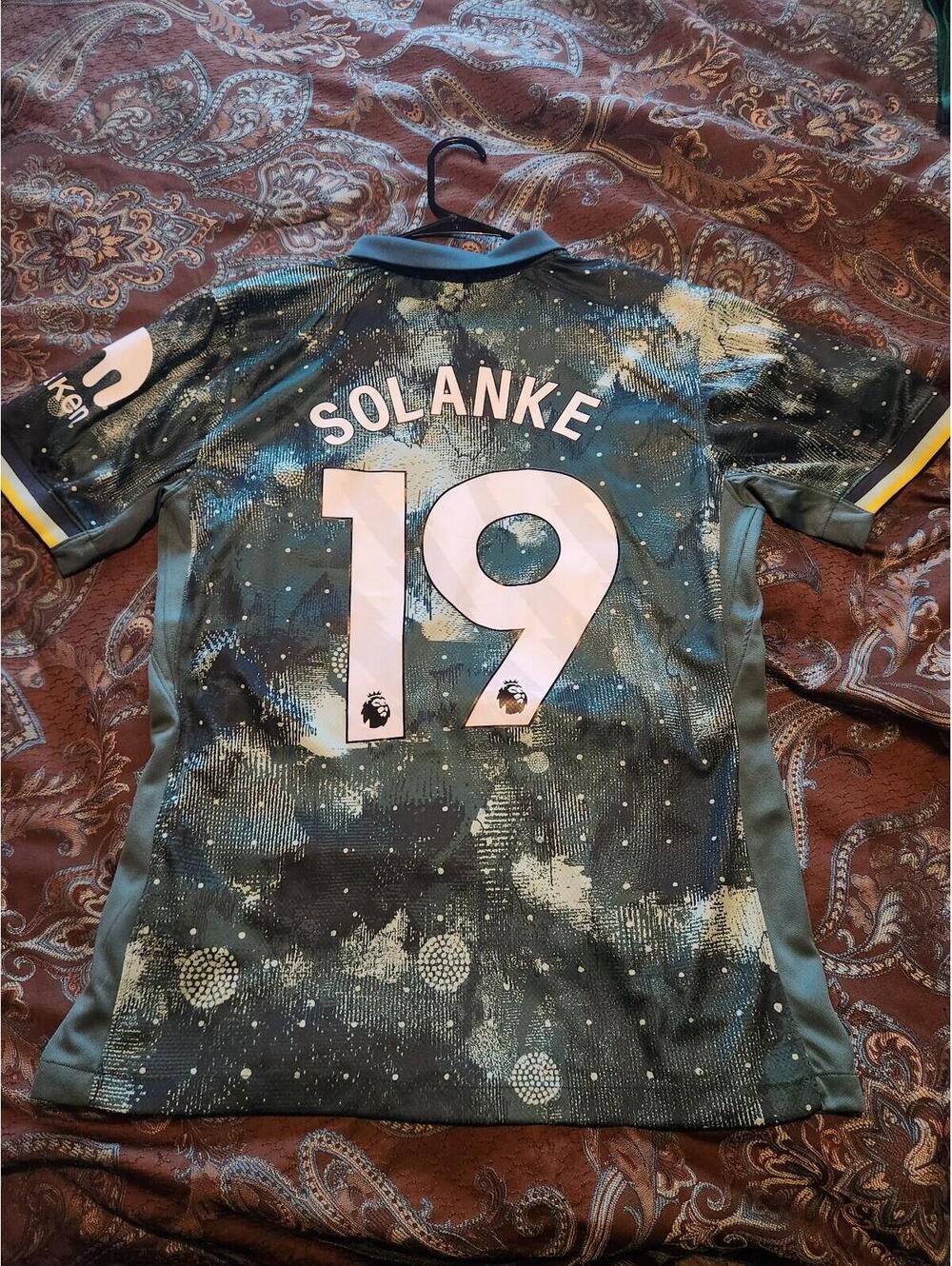 Tottenham Hotspur FC 2024/2025 Solanke England Third Soccer Jersey Size L